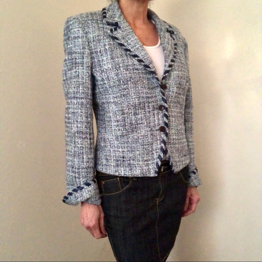 Alain Chabason Tweed blazer